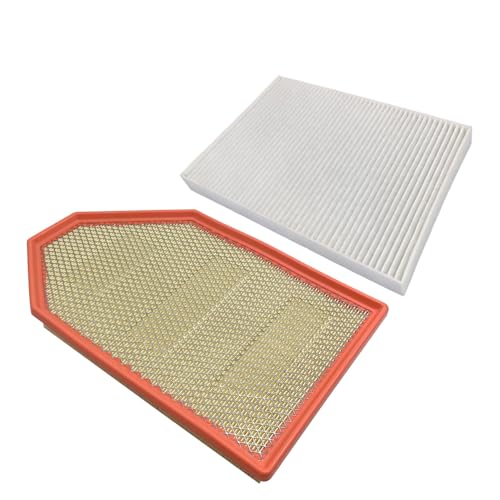 Cabin Air Filter & Engine Air Filter Compatible with for Chrysler 300 Compatible with for Dodge Challenger Charger 3.6L 5.7L 6.2 L 6.4L Replace NO. 68071668AA 04861746AB 2011-2023