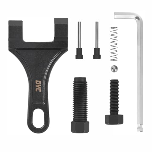 Image of DYC Chain Breaker Tool 420-530 (Separate Pin Design) with 2 Replaceable Cutting Pins & Hex Key for 40 /410 /415 /420 /428 /50 /520 /525 /530 Roller Chains, Motorcycle ATV Mini Bike Dirt Bike Go Kart Bicycle