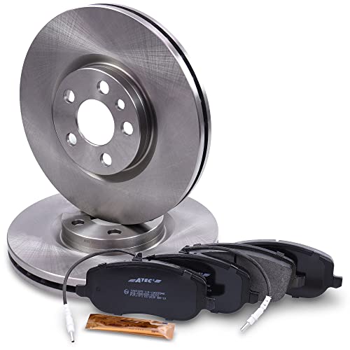 BESTPRICE Bremsenset Vorderachse inkl. Bremsscheiben Belüftet Ø 285 mm