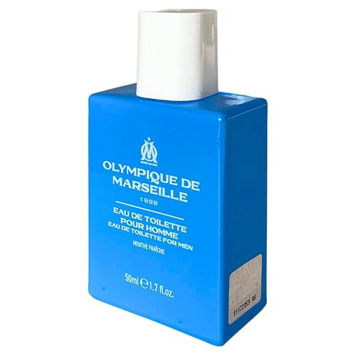 Eau de Toilette 50 ml OM - Menthe fraiche - collection officielle OLYMPIQUE DE MARSEILLE
