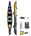 xixining アクアマリーナ トマホーク カヤック インフレータブル 「インフレータブルカヤック 2人乗り 軽量 高耐久 携帯便利 充気式カヌー パドル2本&ポンプ付き 釣り レジャー 水上スポーツ用 収納袋付属 最大耐荷重200kg」