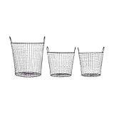 Das Set besteht aus 3 Körben in verschiedenen Größen