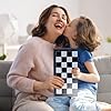 Jeu d'échecs, Echec Magnetique Pliable Echiquier, Mini échecs Portable Voyage Plateau pour Garçon Fille Enfant Adulte (Noir Blanc) #1