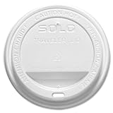 Solo Cup 360007 Traveler Lid, Solo, 12-16 oz., 300/CT, White