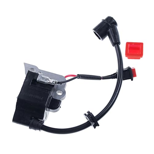 FLMLF Ignition Coil with Stop Switch Cap for Zenoah CY 23CC-71CC Engine for 1/5 HPI ROFUN ROVAN KM BAJA LT FG GoPed RedCat Rc Car Parts (Black)