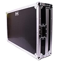 Plus Series Protekt Flight Case. Heavy-duty road case Specifically designed to fit Alpha Theta XDJ-AZ Thick EVA Foam Padding: The interior is lined with thick EVA foam padding, providing a cushioned environment that absorbs shocks and prevents your e...
