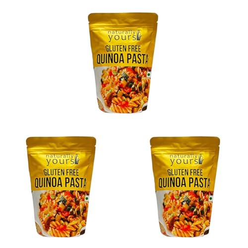 Image of Naturally Yours Gluten Free Quinoa Pasta | 40% Quinoa | No Maida, No Onion No Garlic, Jain Friendly, Vegan, Preservative Free | High Protein & Antioxidants | Non-Sticky | 200g Pack of 9