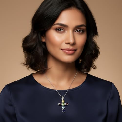 Pendentif multi en argent pour femme : le cadeau spirituel idéal - 5