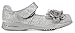 pediped Flex Estella Mary Jane (Toddler/Little Kid),Silver,23 EU (7 M US Toddler)