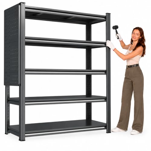 Metal Garage Shelving Unit, Heavy Duty 5-Tier...