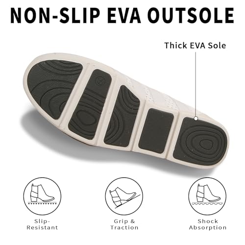 Image of Women's Comfortable Walking Shoes Lightweight Mesh Slip-on Loafers Low Top Casual Fashion Sneaker for Women