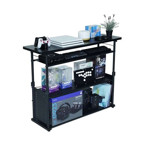 Amazon | Contieaks ゲーミング 収納 ラック 幅120cm 高さ調整 昇降