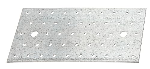 Plaque perforée pour consolider une structure bois en extérieur