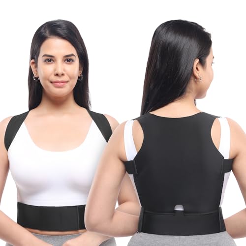 Image of Frido Orthotics Posture Corrector for Men & Women | Slim, Lightweight Back Brace for Shoulder & Back Support | Invisible Design, Breathable & Adjustable | For Everyday Office & Home Use (Small)
