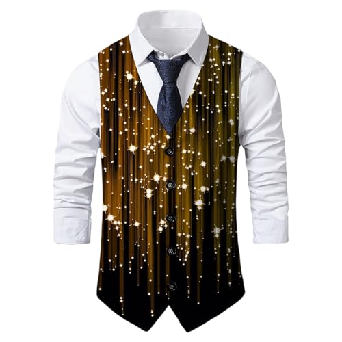 Gilet de fête paillettes scintillantes mode homme pour le carnaval