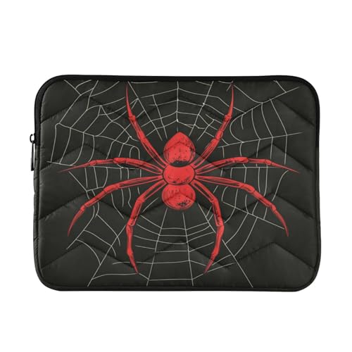 Funda para portátil 13-16 pulgadas en poliéster rojo