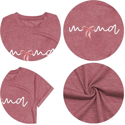 Retro Mama Bow Tops le haut confortable pour cacher les petits complexes - 5