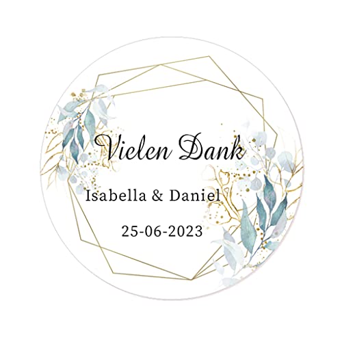 50 PERSONALISIERT vielen Dank Aufkleber für Gastgeschenke Hochzeit Taufe Verlobung Geburtstag Kommunion Geschenke Etiketten - Rd 085 (Goldene Blätter) 50 PERSONALISIERT vielen Dank Aufkleber für Gastgeschenke Hochzeit Taufe Verlobung Geburtstag Kommunion Geschenke Etiketten - Rd 085 (Goldene Blätter)