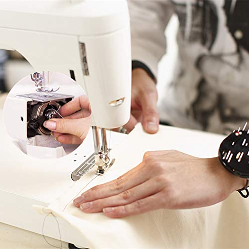 image for YEQIN 4 Pieces Sewing Machine Bobbin Case Stainless Steel Bobbin Case 