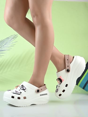 Image of DOCTOR HEALTH SUPER SOFT Stylish and Anti Skid Women Clogs with Cushioned Footwear | Adjustable Strap Clogs | Comfortable | Lightweight | Everyday Wear