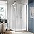 SUNNY SHOWER Corner Shower Enclosure 1/4 in. Clear Glass Sliding Shower Doors, 34 in. X 34 in. X 72 in. Bath Door, Brushed Nickel Finish Corner Shower Glass Enclosure (Shower Base Not Included)