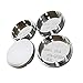4 Pcs/Set Black/Silver 56mm Universal Car Wheel for Rim Center Hubcap Vehicle Decor ABS CapsCar Wheel Center Cap for Rim Car Wheel Center Hub Caps Nut