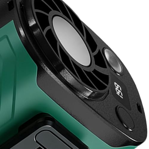 Ventilador de cintura portátil y soplador recargable ajustable para camping 8