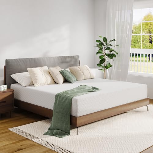 Novilla Mattress, 12 Inch Queen Size Memory Foam with Comfort for Pressure Relief & Cool Fresh Sleep,Removable Washable Cover, Medium Firm