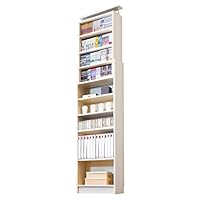 Amazon｜サンゴ 【震度7耐震テストクリア】本棚 スリム ホワイトオーク