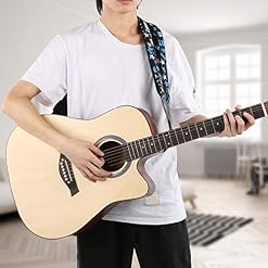 Sangle de Guitare Acoustique, Sangle de Guitare épaisse de 3,7 * 0,7 Pouces, Accessoire d’instrument de Musique réglable… - Les Beatles, Paul McCartney, John Lennon, RIngo Starr, George Harrison Sangle de Guitare Acoustique, Sangle de Guitare épaisse de 3,7 * 0,7 Pouces, Accessoire d'instrument de Musique réglable… – Image 5