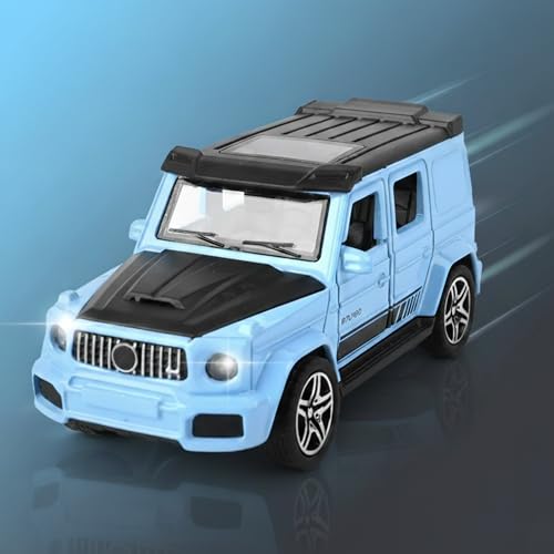 Image of G Wagon Scale 1:36 Toy Car for Kids | Diecast Metal Body Openable Doors, Bonnet & Boot Vehicle | Pull-Back Action Model Car for Boys & Collector
