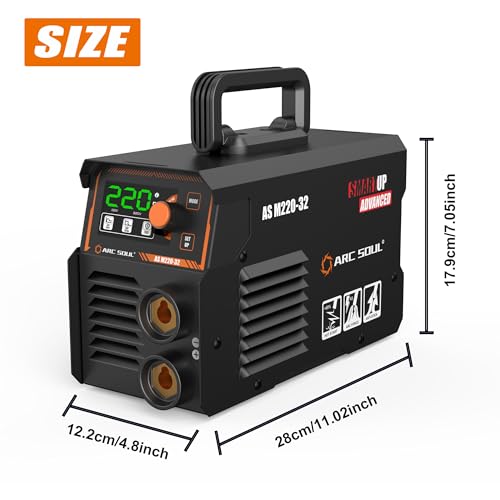 Image of AS M220-32 2in1 MMA /TIG Lift Welding Machine, 220A, Hot Start & ARC Force Adjustable, Anti-Stick, VRD, 100% Duty Cycle, IP21S, 7M Electrode Cable & 3M Earth Cable - 6 Months Warranty