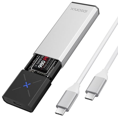 Enclosure SSD M.2 NVMe PCIe iDsonix Aluminum USB C 3.2 Gen 2 miniatura 1