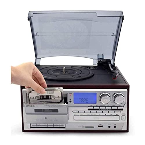 AURADO Figurines Tourne-Disque Vinyle Phonographe Antique Tourne-Disque Bluetooth Classique avec encodage USB (Tourne… - Les Beatles, Paul McCartney, John Lennon, RIngo Starr, George Harrison AURADO Figurines Tourne-Disque Vinyle Phonographe Antique Tourne-Disque Bluetooth Classique avec encodage USB (Tourne… – Image 3