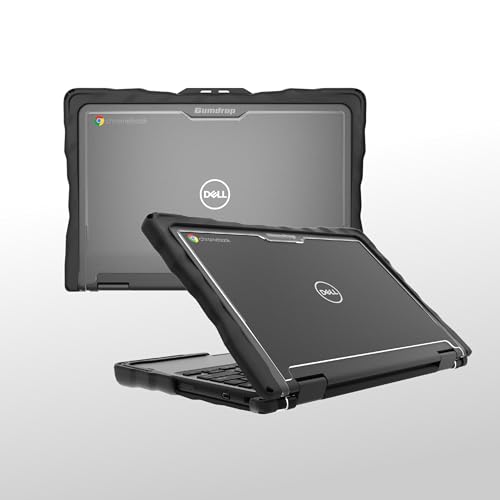 Gumdrop Droptech Hard Shell Laptop Case ONLY Compatible with Dell Chromebook 3120 | 3110 | 3100 (2-in-1) 11.6 inch Rugged Plus Drop Tested Reliable Computer Protection for Kids Student Work Personal