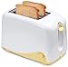 Mnjin Domowy toster na 2 kromki, elektryczny, automatyczny piecyk do pieczenia chleba z ochroną przed kurzem, piecyk na kanapki