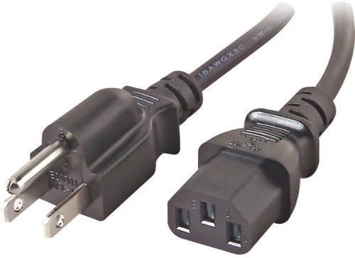 6FT AC Power Cord for Yamaha Motif XS6, XS7, XS8, XF6, XF7, XF8 Music Synthesizer Keyboard