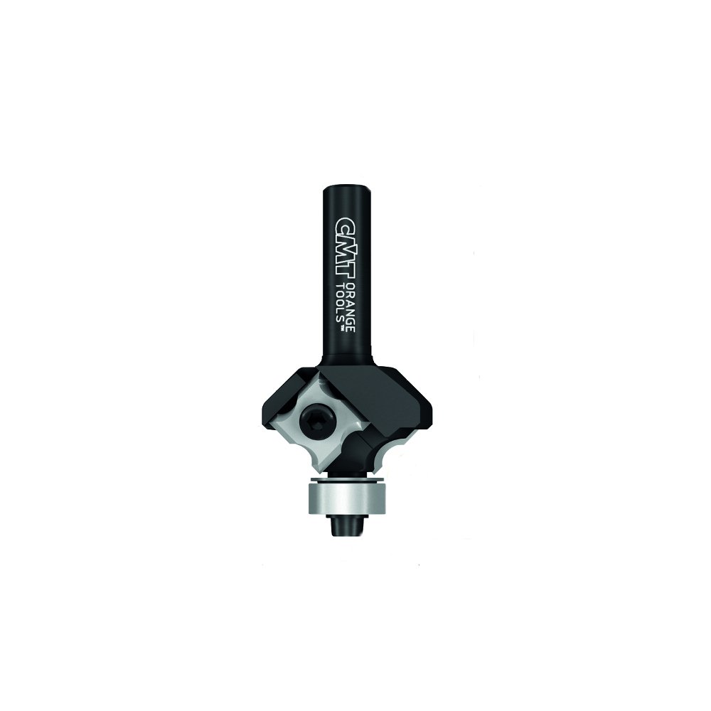 CMT Orange Tools 661.021.41 - Fraise à Arrondir avec Plaquettes HW Z2 S=6.35 D=27 L=57.5 R2 DR