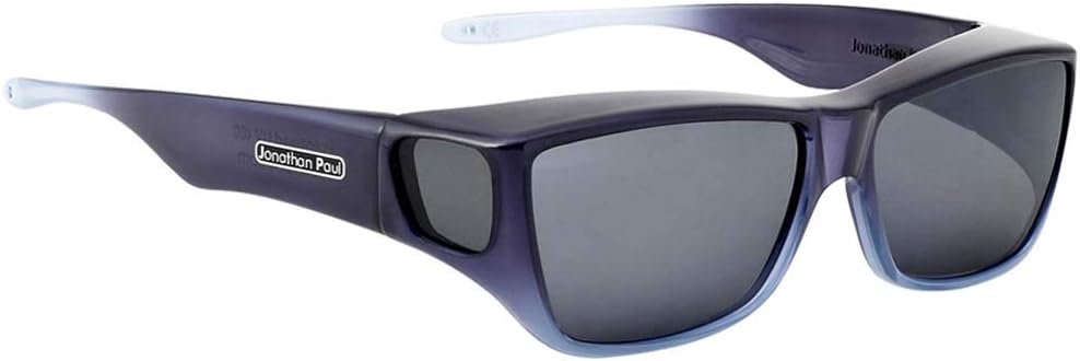 Jonathan Paul Traveler Polarized Fitover Sunglasses in Sapphire Ombre with Grey Lenses