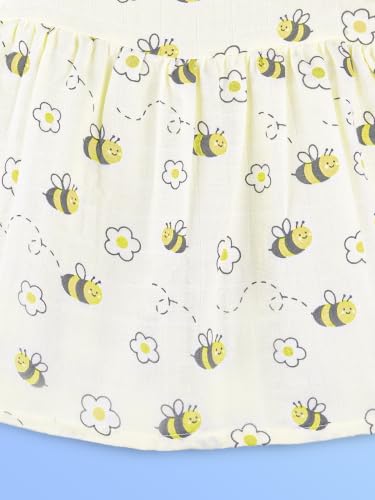 Image of Kidbea Bamboo Cotton Baby Girl Dress, Sleeveless Casual Wear Girls Frock