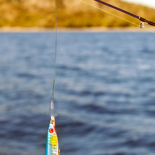30 unidades de líderes de pesca de acero de alta resistencia miniatura 5
