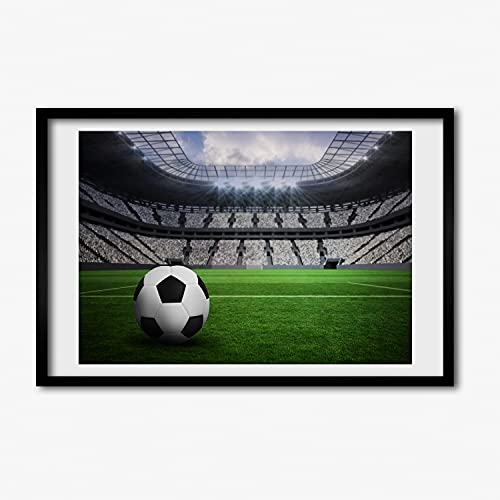 Peinture Photo Balle dans le Stade Cadre 60x40 pour Salon et Bureau Moderne