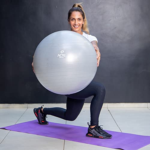Acte, Bola de Pilates com Bomba de Ar T9-45 - Laranja