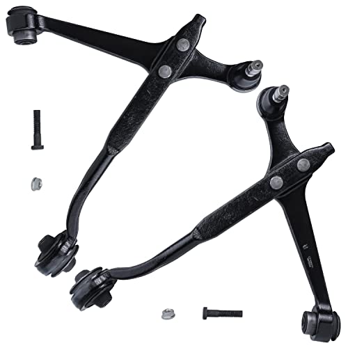 Image of Detroit Axle - Front Lower Control Arm w /Ball Joints + Strut w /Coil Spring Assembly Replacement for 99-03 Ford Windstar - 4pc Set