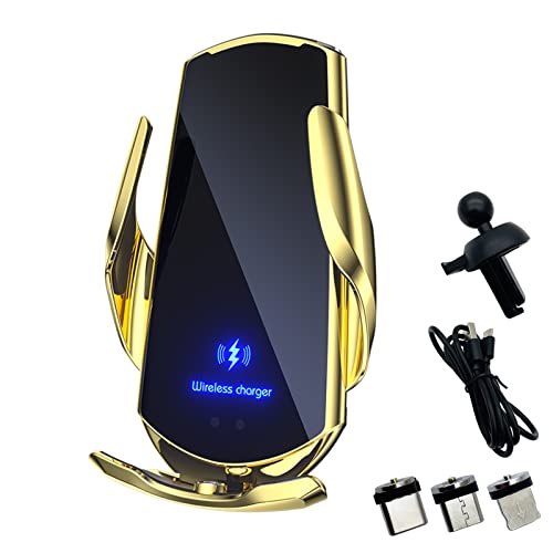Wireless Car Charger Automotive Electric Induction 15W Wireless Charger Car Vent Mount Bracket Fast...