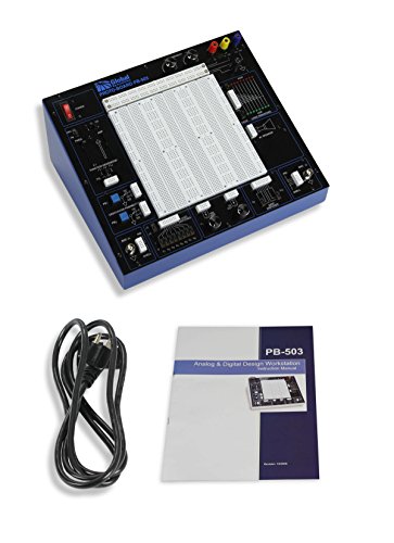 Global Specialties PB-503 Deluxe Analog and Digital Design Workstation, 0 to +/-10V, 16" Width x 6-1/2" Height x 11-1/2" Depth