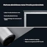NothingProjector Ekran projektora, 100 cali, Ambient Ceiling Light Rejecting ALR CLR, 4K Ultra HD Ramka stała 16:9, PET Crystal, Montaż na ścianie dla projektorów ultra krótka odległość, Seria Classic