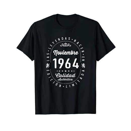 57 años Cumpleaños Las Leyendas nacen en Noviembre de 1964 Camiseta