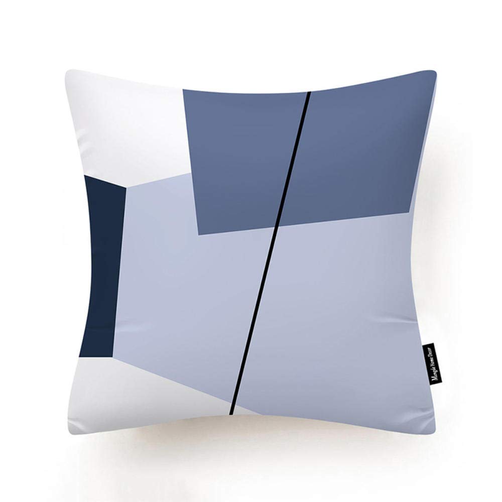 Lot DE 4 Housse De Coussin, 65x65cm Lignes Simples Taie d'oreiller Velvet/Lin Housse Coussin Décoratif Carré Taies d'oreiller Décoratives pour Canapé Maison Salon Taies d Oreiller （26x26in）