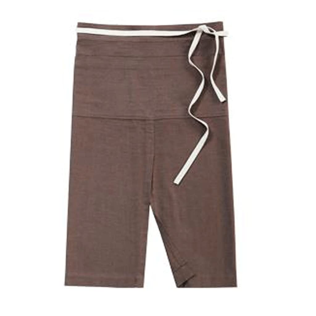 Delantal de algodón marrón SSDD antimanchas para evitar el desgaste de la ropa
